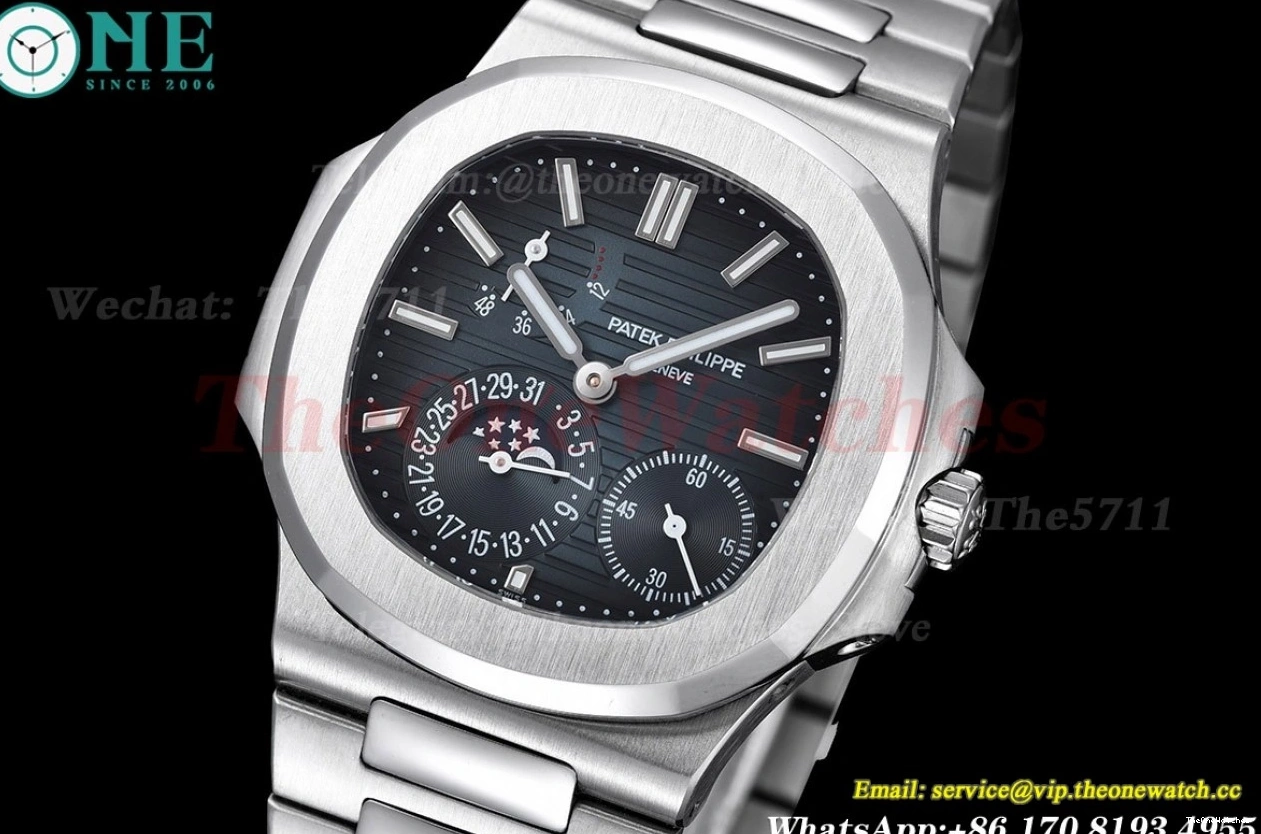 GRF 5712 SS 40mm Nautilus SS A240 Blue Stk 0324